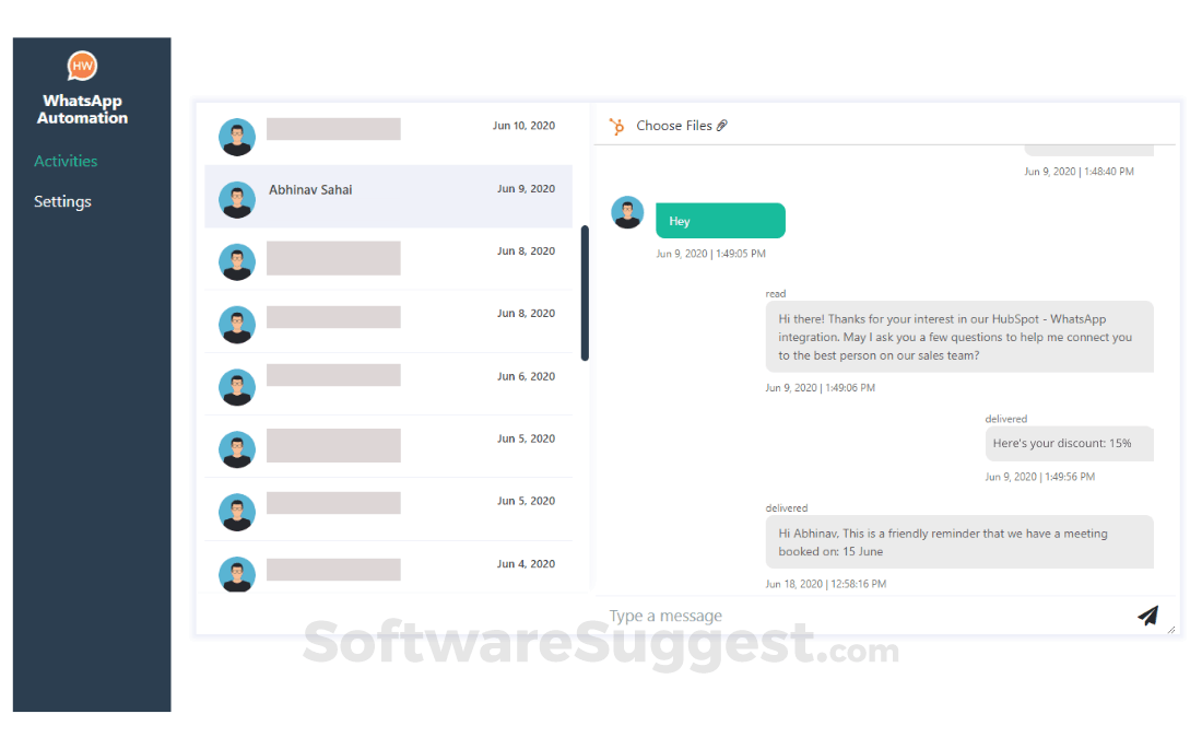 WhatsApp Automation by Niswey Small Screenshot 3
